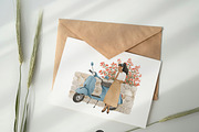 Amalfi Coast Clipart Set, a Person Illustration by PaintPixelCo (Thumbnail 14 of 15)