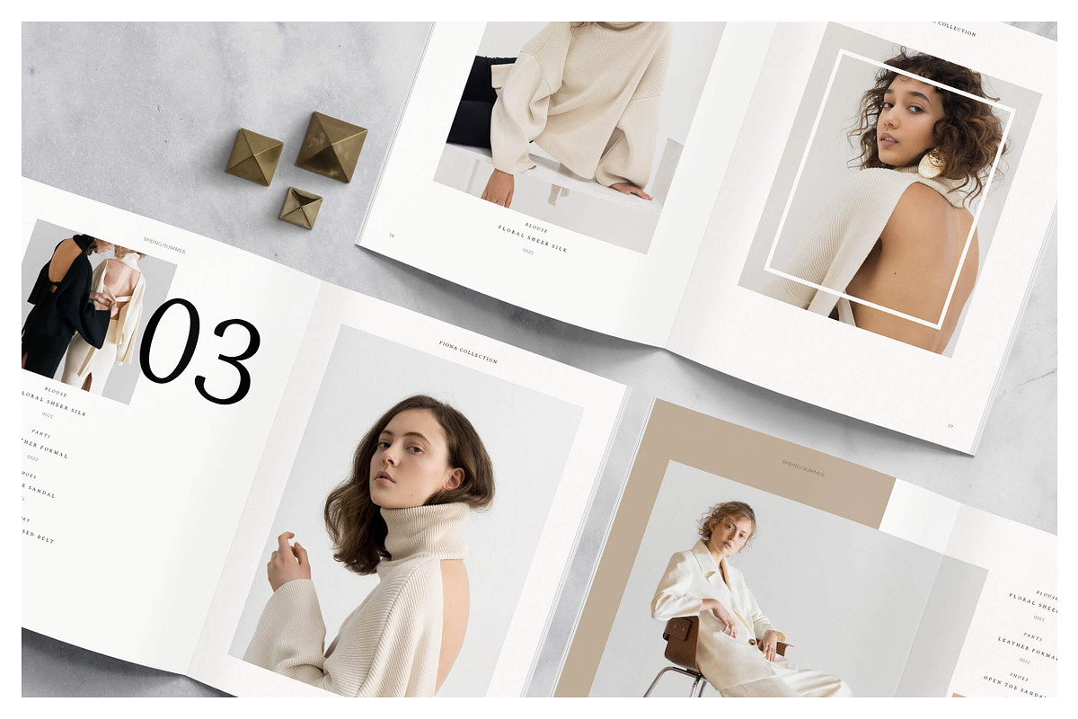 Fiona | Fashion Lookbook Template, a Magazine Template by Made for Creatives (Photo 5 of 6)