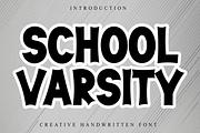School Varsity, a Script Font by InermediaSTUDIO (Thumbnail 1 of 6)