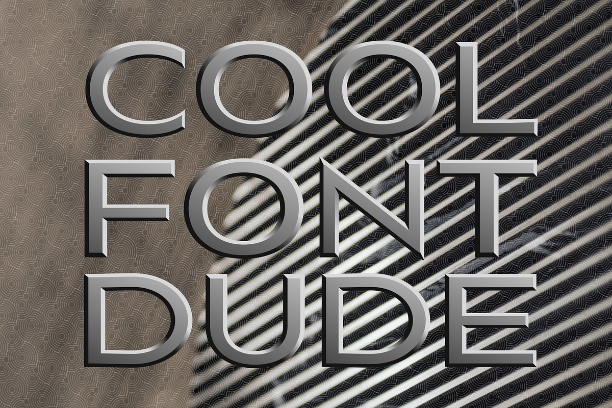 Nesto Metals, a Font by glukfonts (Photo 4 of 10)