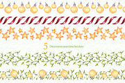 Christmas Mistletoe Watercolor Set, a Decorative Illustration by AnnieDove (Thumbnail 9 of 9)