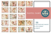 Whimsical Pink Pastel Fairies Papers, an Illustration by NiiiNArt (Thumbnail 3 of 8)