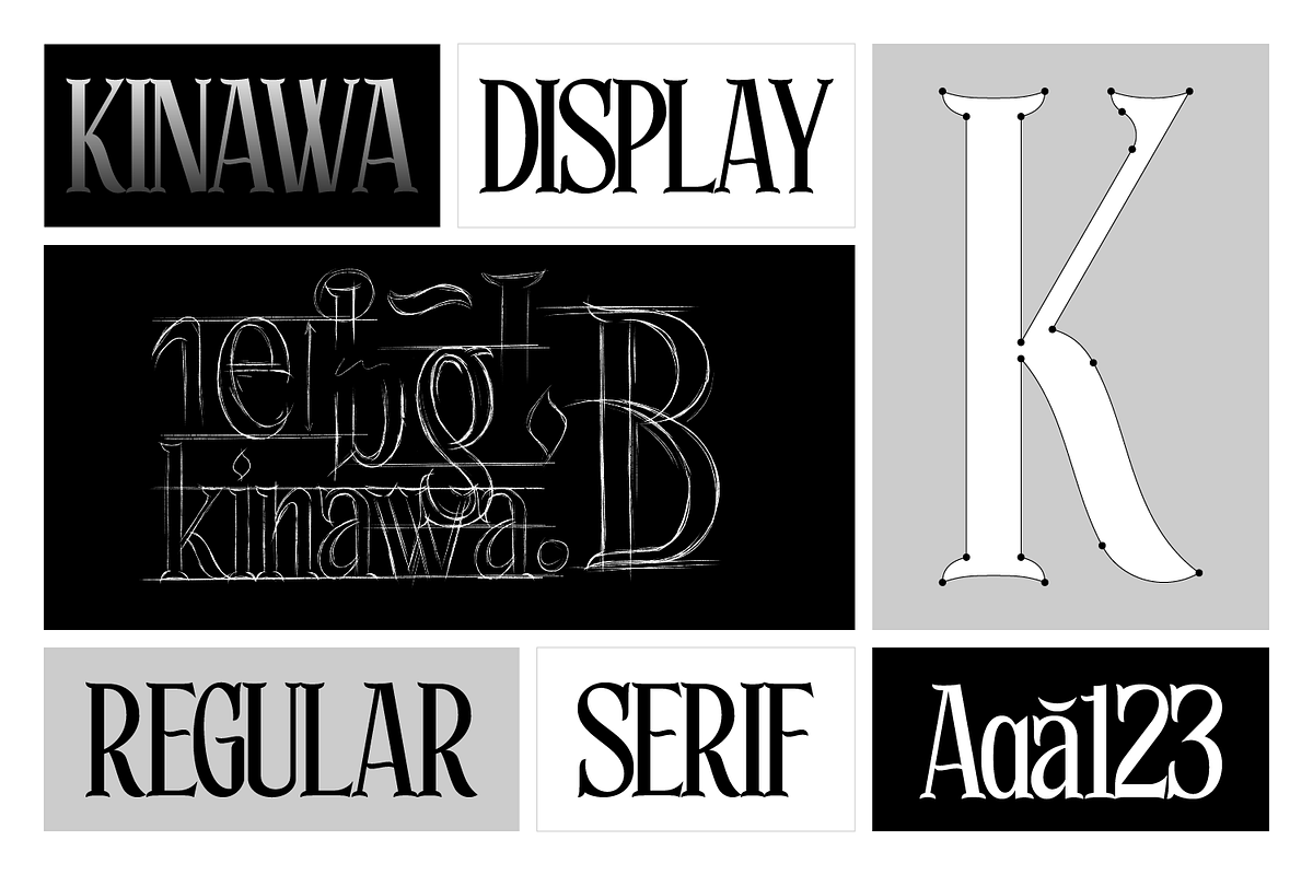 AO Kinawa - Elegant Display Serif, a Serif Font by OwunStudio (Photo 2 of 18)