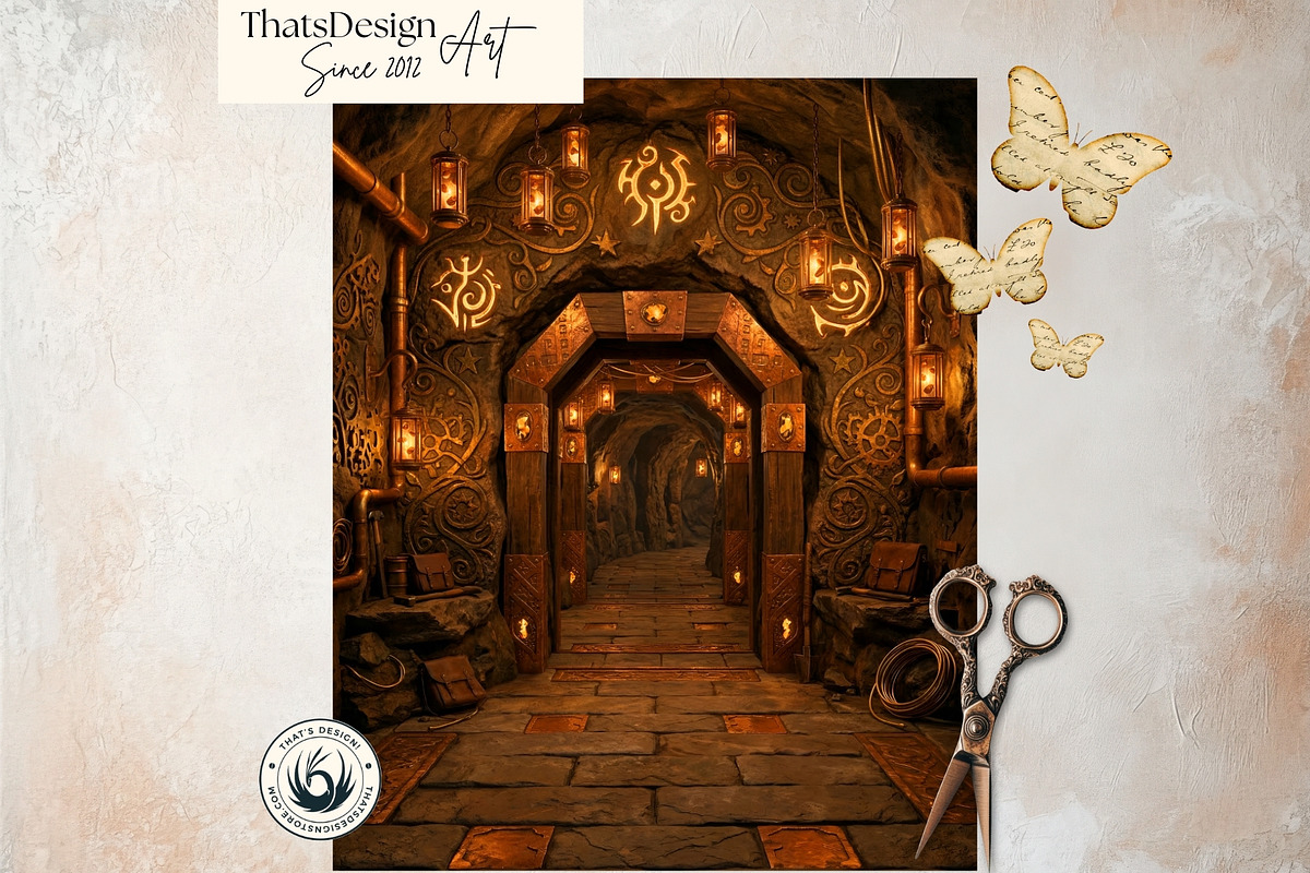 The Lantern Guild Backdrops, a Background Graphic by ThatsDesignArt (Photo 3 of 13)