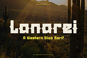 Lanarei | Western Slab Serif, a Slab Serif Font by gracetype_studio (Thumbnail 1 of 12)