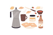 Breakfast and lunch food set, a Food Illustration by Good Studio (Thumbnail 2 of 3)