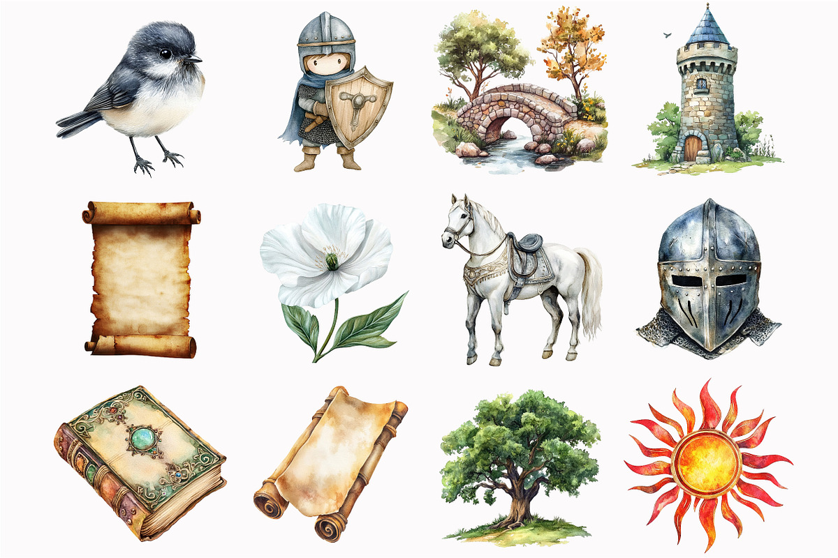 King Arthur Clipart, an Illustration by Design Market (Photo 3 of 5)