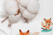 20 Summer Fox Clipart, an Animal Illustration by Pati Charm Studio (Thumbnail 7 of 8)