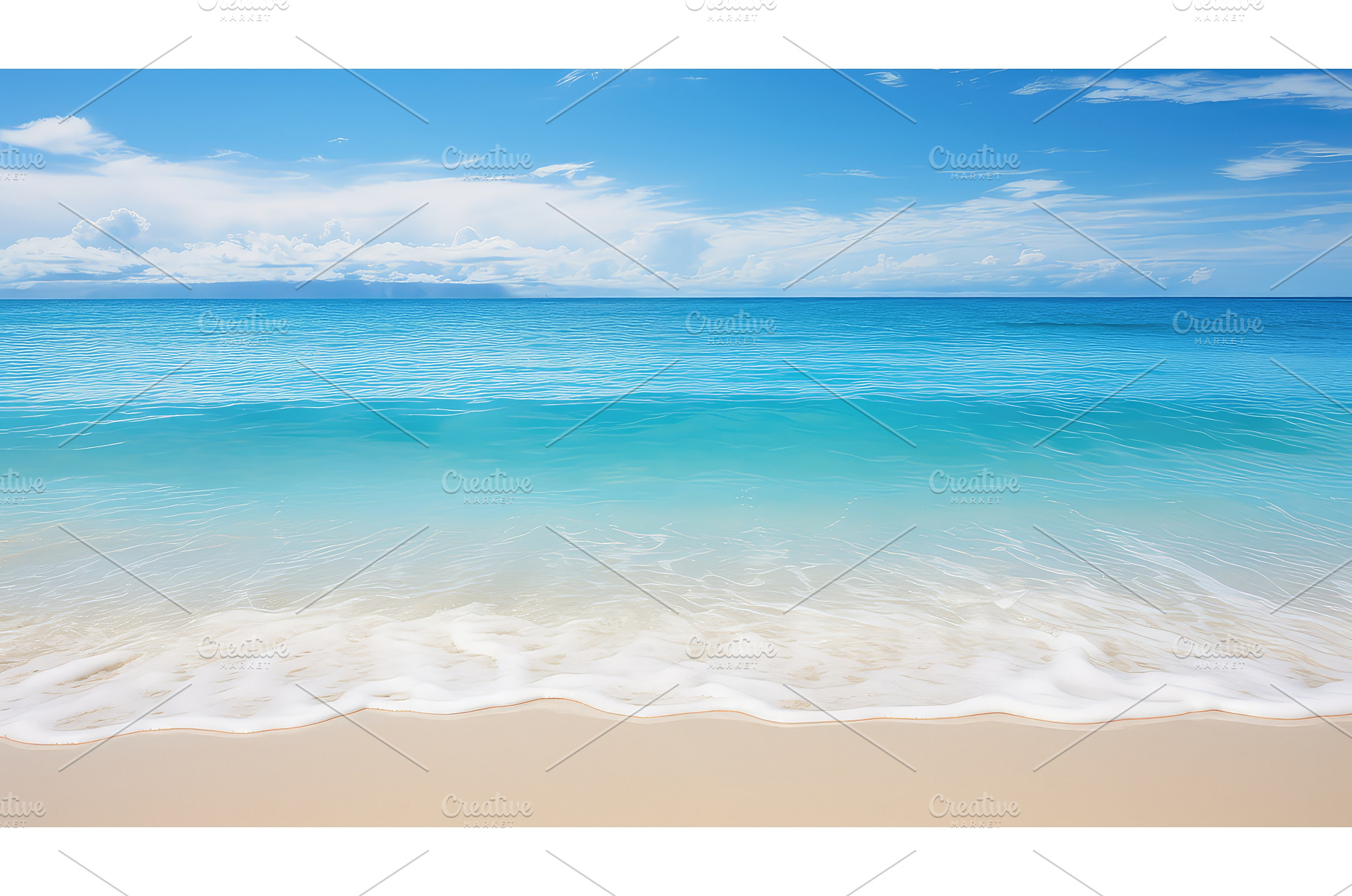 waves clean ocean background ai, a Nature Photo by pikepicture