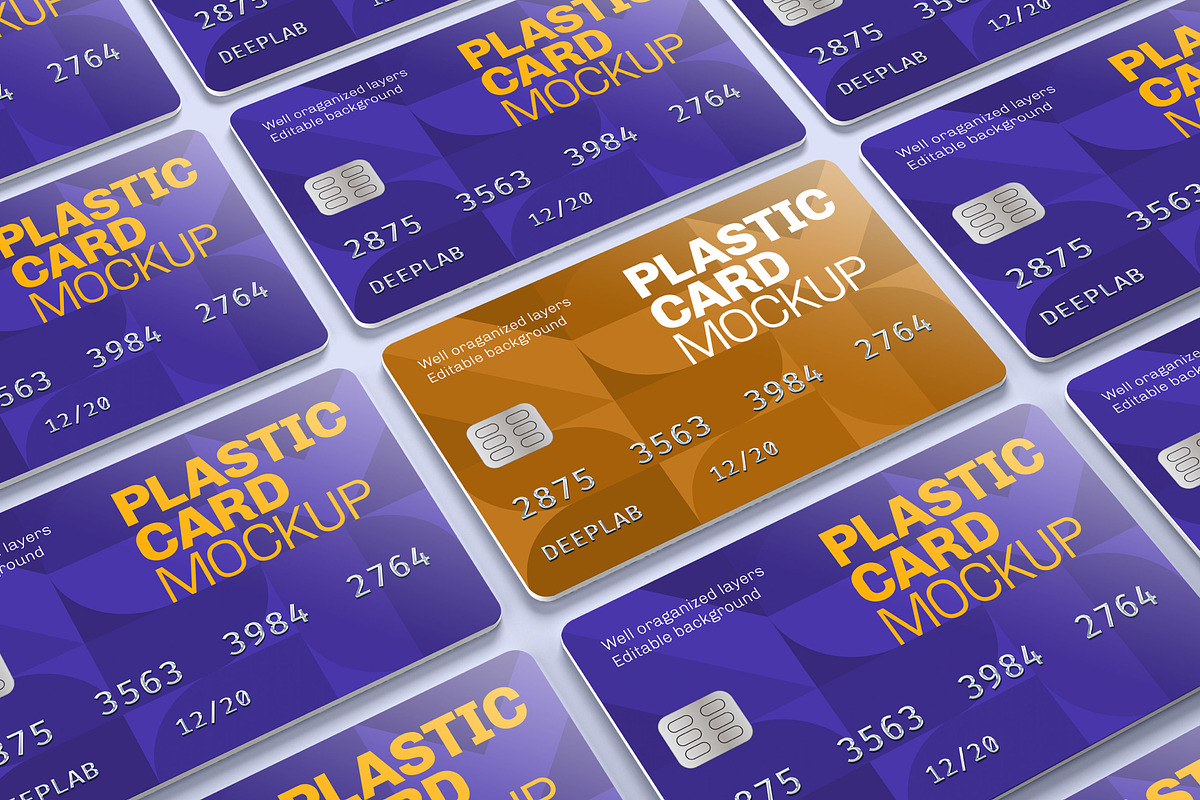 Plastic Card Mockup | Credit Card, a Print Template by Deeplab (Photo 22 of 26)