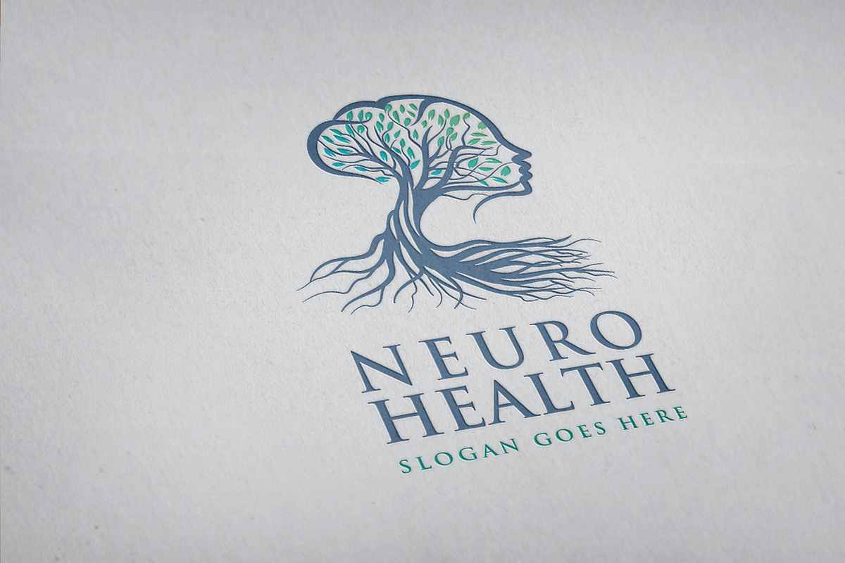 neuro health tree logo, a Branding & Logo Template by Mariyana (Photo 4 of 4)