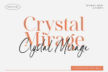 Crystal Mirage | Font Duo