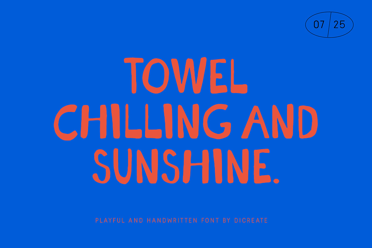 Easy Morning. Handwritten Font, a Handwritten Font by dicreate (Photo 7 of 13)