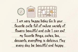 Happy Day Handwriting Font