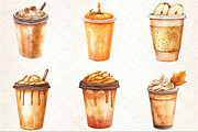 Autumn Coffee Cup Clipart, an Illustration by Rose Art (Thumbnail 4 of 4)