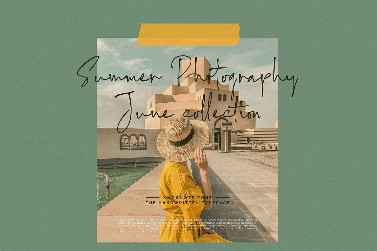 Knoknote / handwritten typeface, a Handwritten Font by Java pep (Photo 11 of 14)