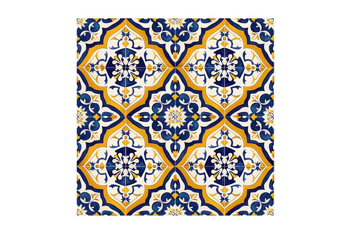 Sicilian Majolica Tile Patterns, a Pattern Graphic by Chromolume Studio (Photo 11 of 28)