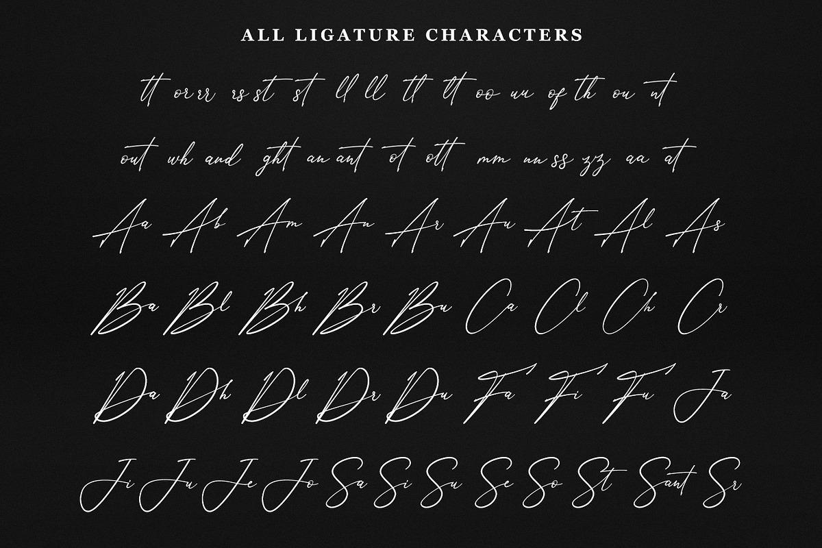 Anthoni Signature, a Script Font by Kotak Kuning Studio (Photo 9 of 13)