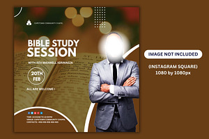 Bible Study Session Canva Template