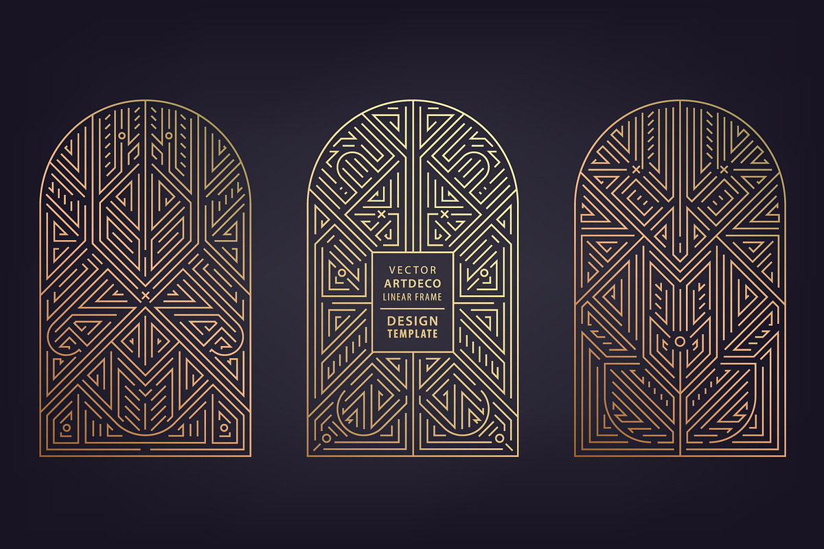 Art Deco Patterns, Frames, a Decorative Illustration by Marylia (Photo 8 of 18)