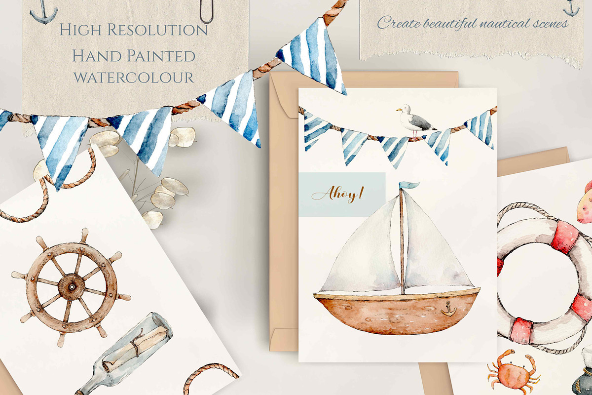 Nauticolour | Nautical Collection, an Illustration by Jen Digital Art (Photo 6 of 7)