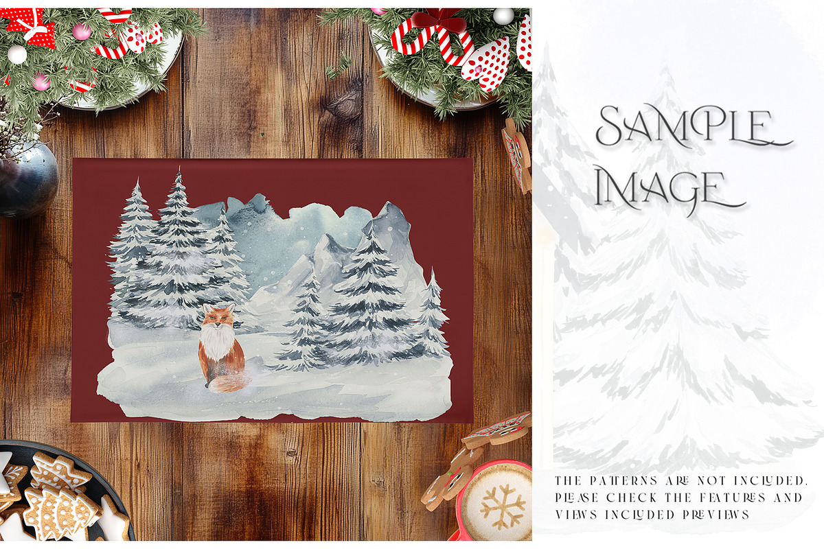 Christmas Placemats Various Types, a Product Mockup by mock-ups (Photo 16 of 25)