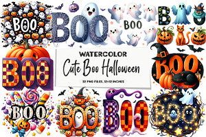 Cute Boo Halloween Sublimation, an Illustration by DreamArtGraphic