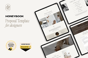 Proposal Template for Designers, a Presentation Template by Lovendear Design