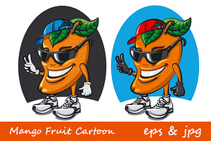 Mango Fruit Cartoon