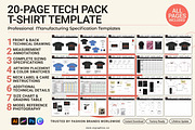 Boxy T-Shirt Tech Pack Template, a Graphic by S.i. Graphics (Thumbnail 1 of 4)
