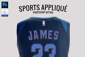 Sports Appliqué Generator Action