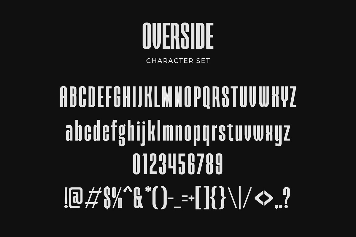 Overside - Modern Condensed Sans, a Sans Serif Font by TypeLogue (Photo 5 of 6)