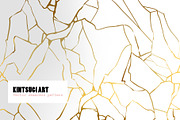 Kintsugi gold crack design, patterns, a Texture Illustration by Sopelkin (Thumbnail 6 of 7)