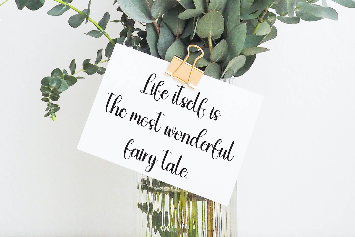 Beauty | Script Font, a Handwritten Font by Scratchones (Photo 5 of 9)