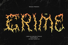CS Crime – Black Metal Font