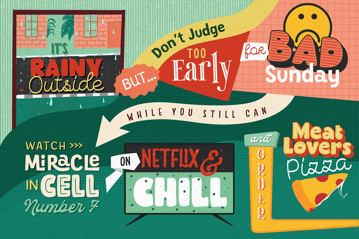 Howli - Playful FontPack, a Font by Adam Fathony (Photo 6 of 17)