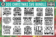 Dog Christmas SVG Bundle, an Illustration by crafthome (Thumbnail 1 of 3)