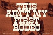 BONZANA - A Funky Western Style Font, a Slab Serif Font by Komet & Flicker (Thumbnail 7 of 12)