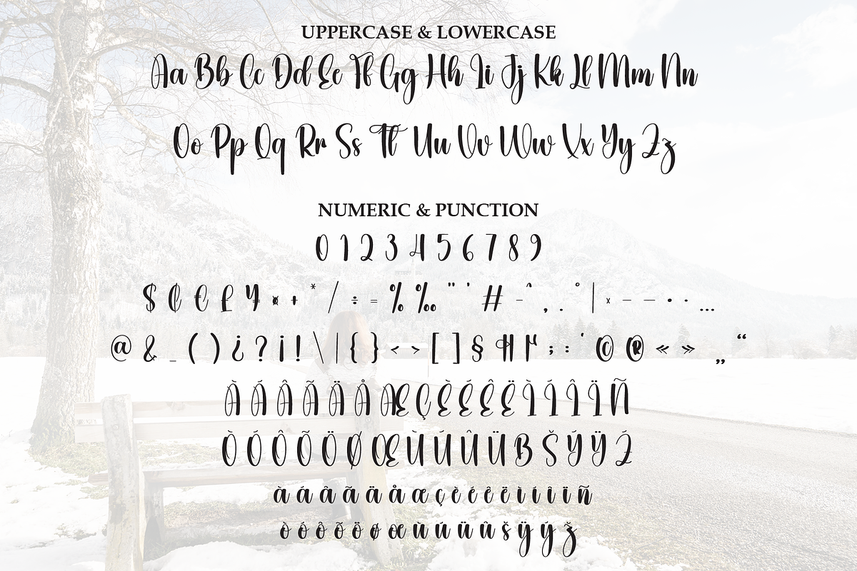 Winter Charming | Script Font, a Handwritten Font by Scratchones (Photo 7 of 9)