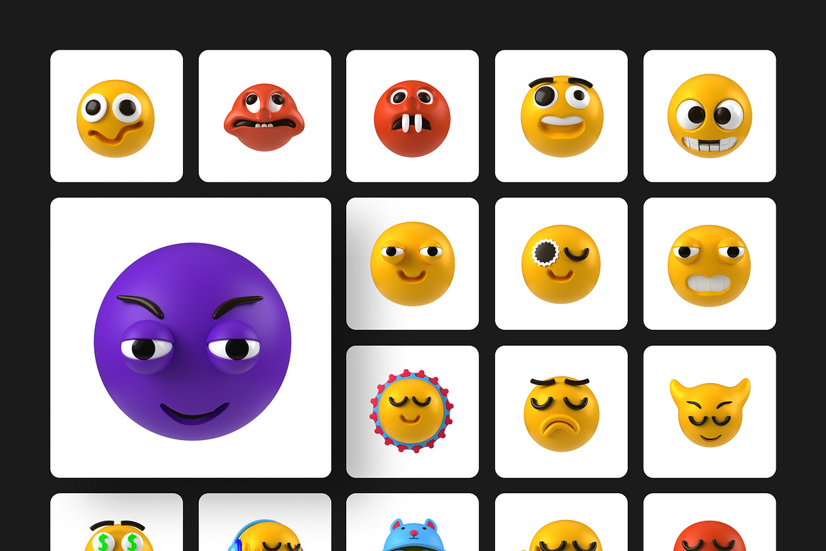3D Emoji Icons, an Emoji Icon by Vectors Market (Photo 9 of 11)