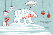 Merry Christmas - holiday kit, a Decorative Illustration by UTM Studio (Thumbnail 5 of 13)