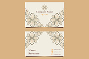 Natural Floral Business card, a Marketing Template by sekitarief (Thumbnail 1 of 3)