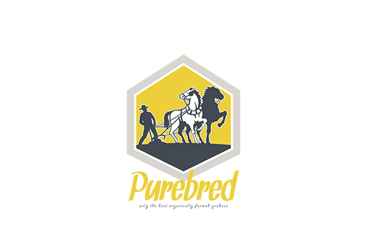Purebred Organic Farm Produce Logo, a Branding & Logo Template by ...