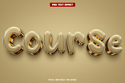 Course 3D editable text effect, a Layer Style Add-On by Hello Muh (Thumbnail 1 of 2)