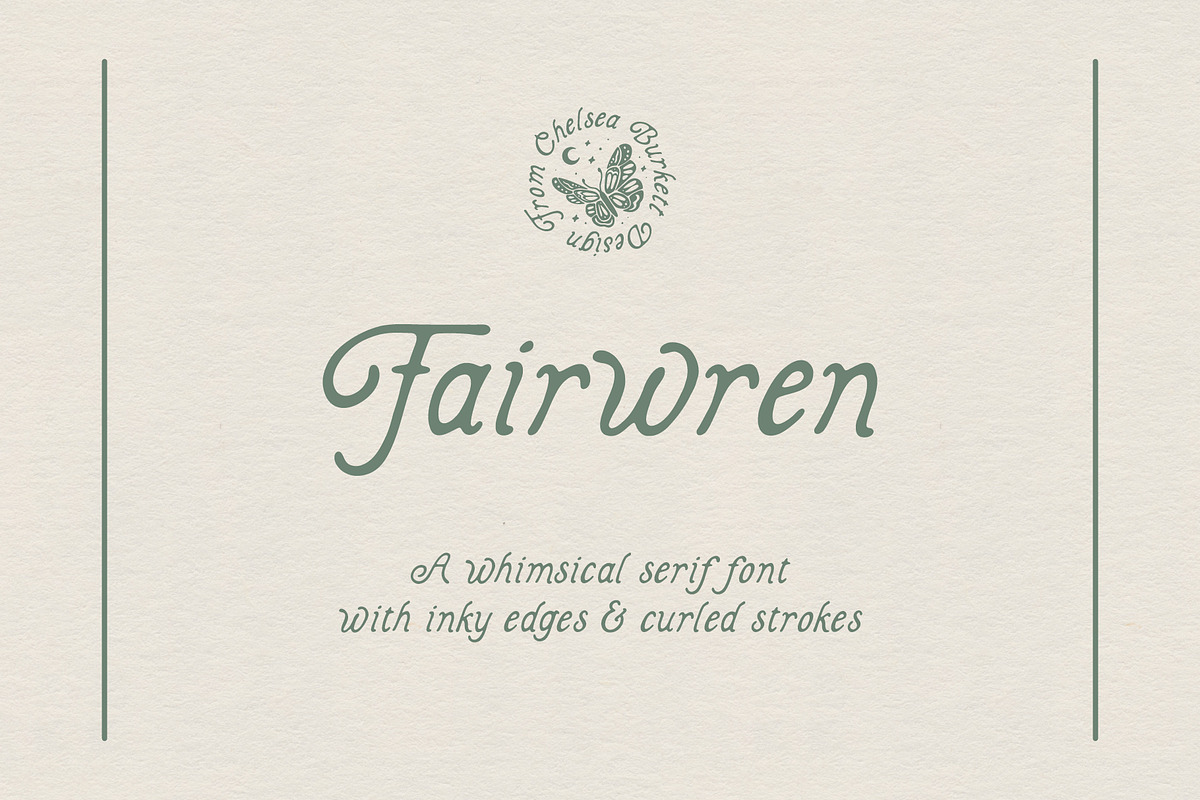 Fairwren, a Serif Font by Chelsea Burkett (Photo 9 of 9)