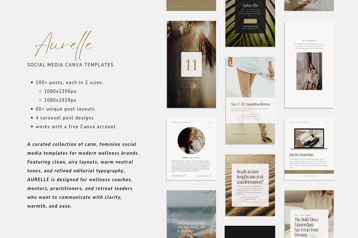 Modern Social Media Canva Templates