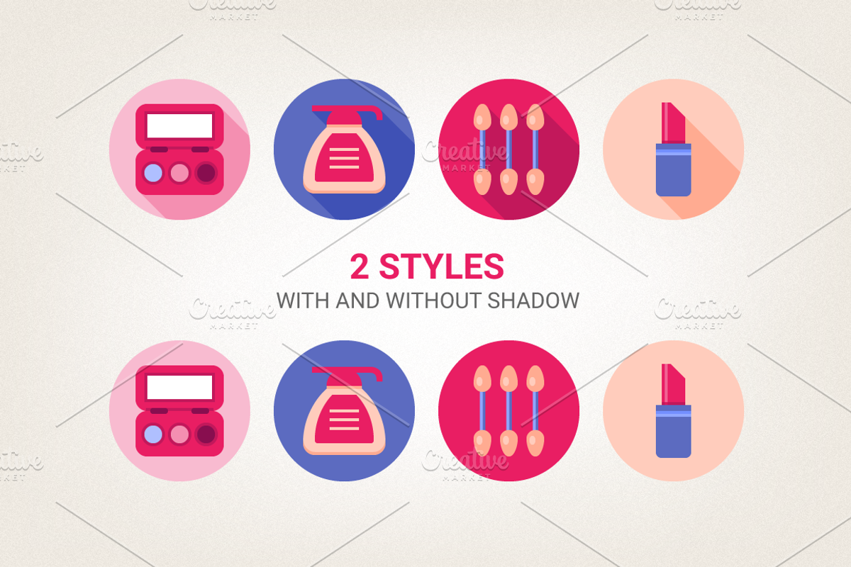 Round cosmetic icons preview 3