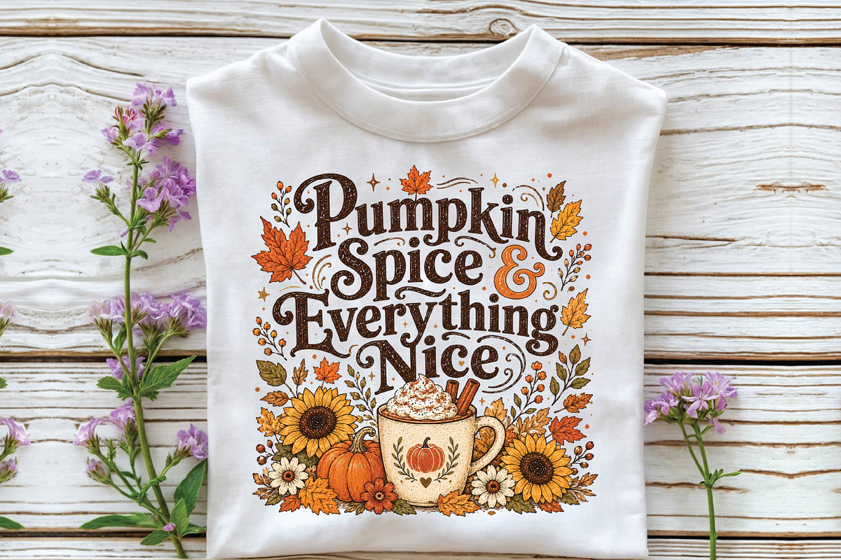 Cozy Fall Sublimation PNG, a Seasonal Illustration by DreamPrint404 (Photo 2 of 6)