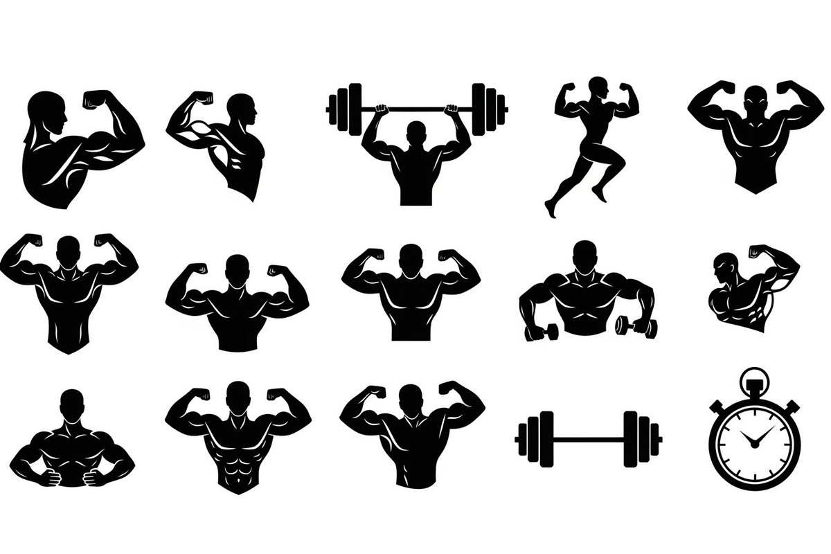 Ultimate Fitness Gym Vector Bundle, an Illustration by Creativeshirt (Photo 32 of 51)