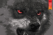 GREY WOLF, an Animal Illustration by Artistic & Unique (Thumbnail 1 of 7)